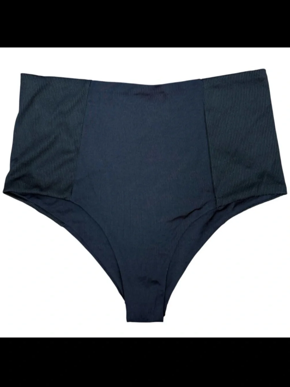 NWOT Women's L*SPACE Jackie Bitsy High‎ Waist Swim Bottoms Black | Size M
